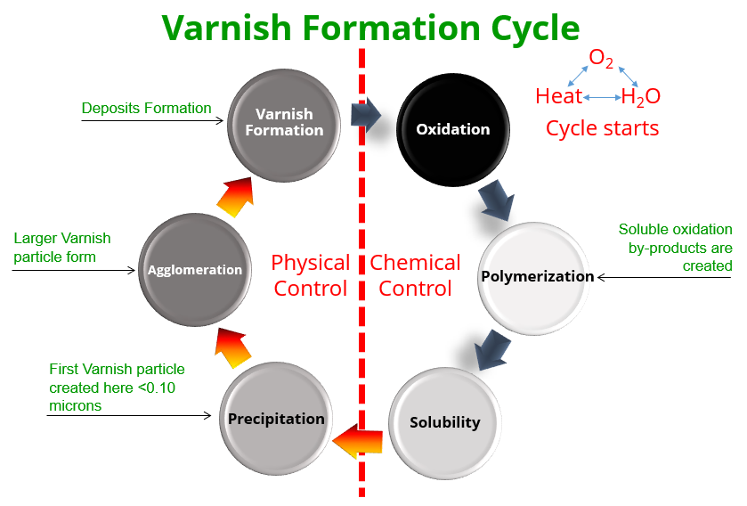 varnish formation